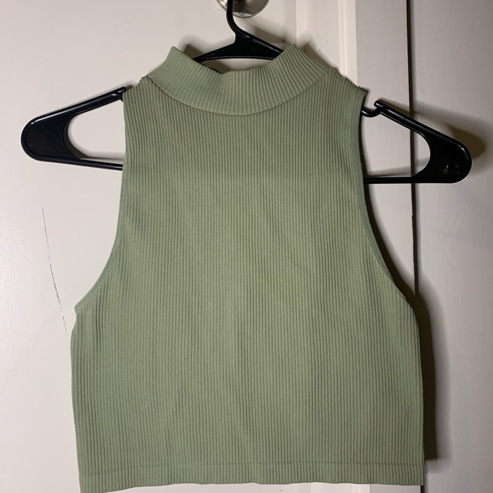 Green Zara tank top!!